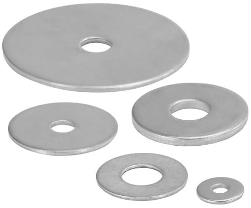 50 Stück Karosseriescheiben 6,4x40 mm Edelstahl A2 DIN 9022 Scheiben großem Außendurchmesser Kotflügelscheiben WIBTEC®