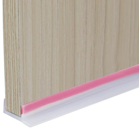 agctrler 1.8cmx3m Sockelleiste Küche Sockelprofil Dichtung für Küchensockel für 15mm 16mm 17mm Holzstärke Abdichtungsprofil für Küchensockel, Schutz vor Feuchtigkeit & Staub (Transparent, 3m)