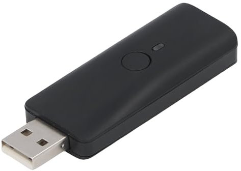 Cuifati Adaptador de Inspector Inalámbrico USB para PC, el Adaptador de Controlador Inalámbrico Es Ampliamente Compatible con (Black)