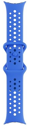 Correa deportiva perforada para Google Pixel Watch - Compatible con Pixel Watch, 2, 3 de 41 mm y 4 de 41 mm - Índigo, Grande (Creado por Google)