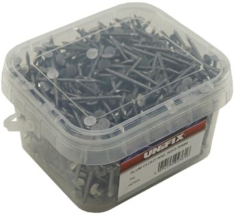 Unifix Aluminium Clout Nails 1Kg Tub - 50mm x 3.35mm (Box of 4)