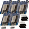 AZDelivery 5X D1 Mini NodeMcu mit ESP8266-12F WLAN Module CH340G Lua kompatibel mit Arduino inklusive E-Book!