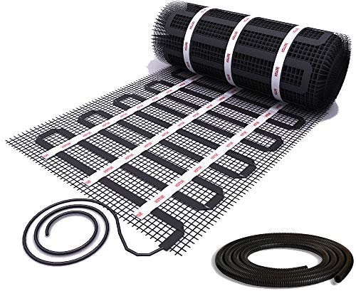 4,5m² Mi-Heat 17/5 Black 150Watt/m² Heizkabel | Fußbodenheizung für Büro Gartenhaus Garage Keller Schlafzimmer