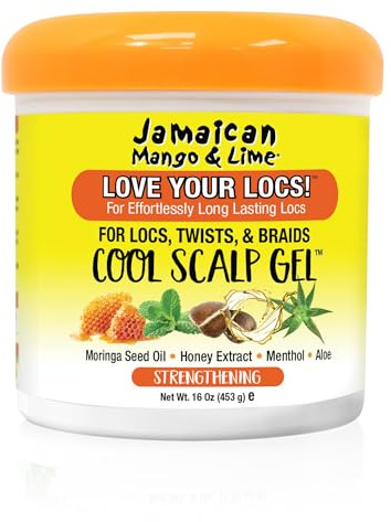Jamaican Mango & Lime No More Itch Cool Scalp Braid, Twist & Loc Gel 16 oz