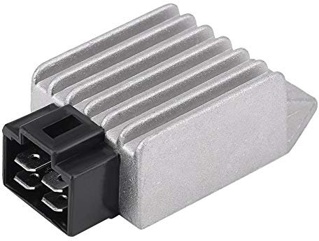 Keenso Motorrad Spannungsregler, 12V 4-Pin Stecker Regler Gleichrichter für Roller Moped Geländefahrzeuge Gokarts Buggie mit GY6 Motor bis