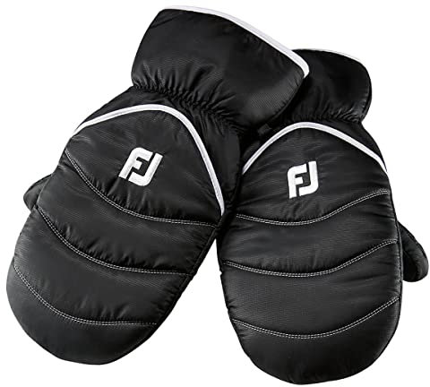 FootJoy Herren Winter-Mitts mit Fleece-Futter Durable Golfhandschuh - Schwarz
