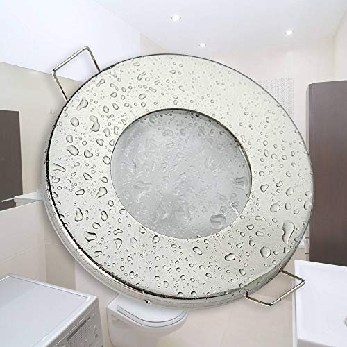 Foco empotrable LED cepillado 3 Watt blanco cálido super plano 230V - adecuado para el baño, exterior IP44 - diseño elegante, transformador integrado - 60mm de diámetro -