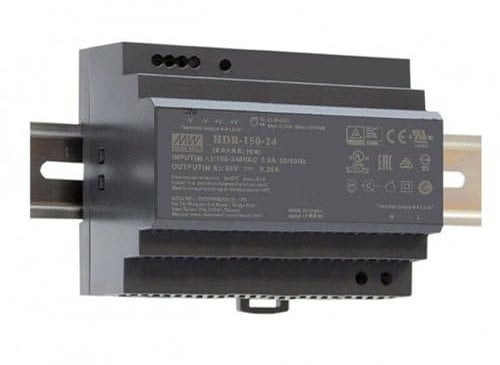 Hutschienen Netzteil 154W 48V 3,2A ; MeanWell HDR-150-48 ; DIN-Rail Trafo