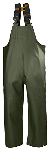 Helly Hansen Workwear Men's Gale Waterproof Rain Bib Trousers, Light Green, 4XL