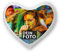 Tassendruck Foto-Kissen Selbst gestalten in Herzform - mit Foto individuell Bedruckt/aus 100% Polyester/Personalisierte Geschenk-Idee/Kopf-Kissen inkl. Füllung