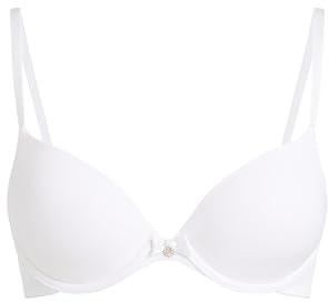 HUNKEMÖLLER Vorgeformter Bügel-BH Plunge - White - 70D