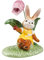 Goebel Ostern Figur Osterhase, Porzellan, Mehrfarbig, 12x8x14 cm