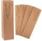 Lot de 50 sacs cadeaux en papier marron très résistants avec poignées - Pour mariage, fête - Marron