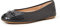 Geox Women's D Palmaria A Ballerina, Black, 4 UK