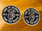2X SONS of Anarchy Aufkleber Sticker Chopper Club MC SOA Samcro 1% Chopper Se46