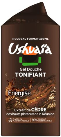 Ushuaïa Homme Gel Douche Cèdre, 300ml