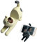 Supports pour Smartphone en Forme Chat Support Téléphone Portable Bureau Ornement Bureau Support Universel Phone avec Motif Chat Mignon Cadeaux Créatifs Intéressants（Blanc）