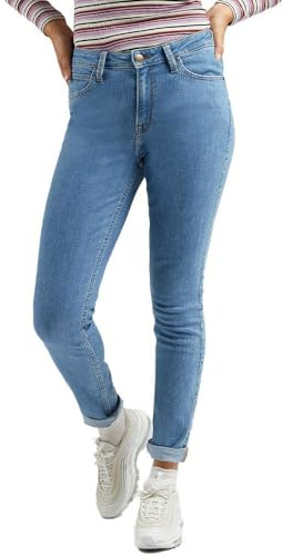 Lee Damen Scarlett High Jeans, Just A Breese, 31W / 31L EU