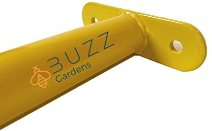 Buzz Gardens PULL UP GYMNASTICS CALISTHENICS Powder Coated Metal Monkey Bars Ladder Rungs (1250mm, Yellow)