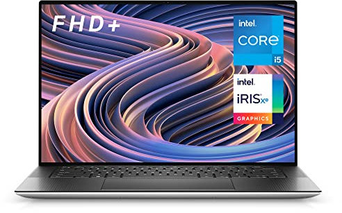 Dell XPS 15 9520 15.6 FHD+ Laptop, Intel Core i5-12500H, 16GB RAM, 512GB SSD, Backlit Keyboard, Fingerprint Reader, Windows 11 Home (Silver)