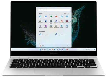 SAMSUNG Galaxy Book2 Pro 360 2-in-1 Laptop, 15.6” AMOLED Touch Screen (16GB|1TB SSD) Silver