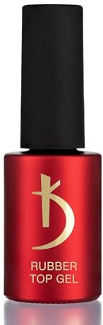 K Professional Top Coat Gel UV - Rubber Top Coat Gel Nail Polish -7ml- Überlack - Nagellack Finish Glänzend Rubber Top Coat 7 ml