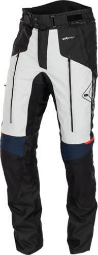 Büse Monterey Damen wasserdichte Motorrad Textilhose, hellgrau, 38