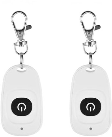 2PCS DC 12V Remote Control Switch, Wireless Relais Receiver Remote Control, One Button Switch Module Garage Door Remote for Motor, Light, Gate Door, DIY Wireless Controller