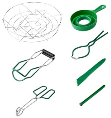 BESTonZON 1 Set Set Jam Making Tools Canning Jam Funnel Canners for Canning Jam Making Supplies Canning Jar Lifter Bubble Remover Tool Tools Jam Canning Tong Mason Major