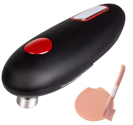 Ouvre Boite, Bouton électrique à Une Touche Ouvre Bocal Electrique, Bords Lisses Pour Une Coupe Latérale Sûre Ouvre Pot De Confiture