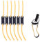 6 Stück Steinschleuder Gummi,Schleuder Zwille Erwachsene Ersatzgummi Jagd Profi Katapult Schleudergummiband Zwillengummis Rubber Bands fit Most Slingshots,for Outdoor Hunting Catapults(13.5CM)