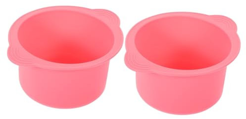 minkissy 2 Pièces machine à cire d'épilation chauffe cire professionnel wax machine bol de rechange pour chauffe-cire pot de cire en silicone doublure bol de masque Bol de film tonifiant