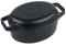 Victoria 6-Quart Cast Iron Oval Dutch Oven, Combination Combo Cooker Pot and Skillet, Bread Baker, Made in Colombia, 2-Piece Set