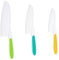 EORPAVU Küchenmessersets,Kinder-Küchenmesser-Set, kindersicheres Kochmesser für Kleinkinder zum Schneiden und Kochen von Obst oder Gemüse (4er-Set)