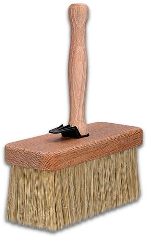 ToolSpace Quast Breit 180 mm Maurerbürste Holz Malerbürste 1 STÜCK Ideal zum Streichen Holz Zäunen Bänken als Tapezierwerkzeug Malerquast Flachenstreicher Deckenbürste Tapezierbürste Vliestapete DIY