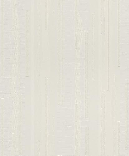 Rasch Tapeten 641943 - Vliestapete mit feinen Mustern und unterschiedlichen Strukturen in Grau mit Glitzer aus der Kollektion Selection - 10,05 m x 0,53 m (LxB)