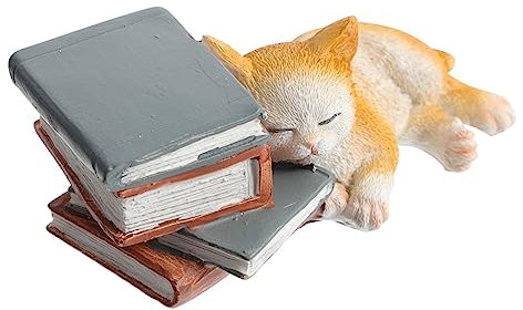 Katzen Kunstharz Figur 1 Stück Kreative Schreibtischdekoration für Kinder