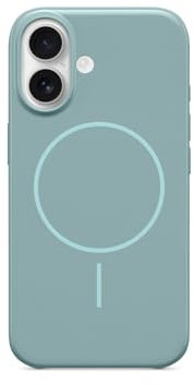 Beats Custodia per iPhone 16 – Custodia protettiva MagSafe, resistente ai graffi, sottile, fodera in microfibra – Blu turchese