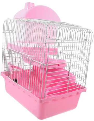 COLLBATH Doppelstöckiger Rattenkäfig Hamsterkäfig Mit Entfernbarem Zubehör Großer Haustiervilla Für Hamster Mäuse Rennmäuse Und Andere Kleine Haustiere Mit Herausnehmbarem Kunststoffboden f