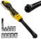 3/8 Cordless Ratchet Wrench for Dewalt 20V Series Batteries, 320 RPM, 80 N.m 12V Electric Ratchet Set with 8 Metric Sleeves