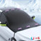 WCSMHYW Frontscheibenabdeckung für Opel Corsa D 3-Door 2006 2007 2008 2009 2010, Windschutzscheibenabdeckung, Autoscheibenabdeckung, Scheibenabdeckung, Auto Zubehör,Black-Green