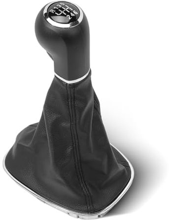 Anlseiod Palanca Cambio 6 marchas Para Corsa D/Corsa E 2014-2019 Adam M13 2012-2019 Pomo de cambio manual + funda palanca cambio + abrazadera marco costuras negras kit 009140093 19276456