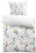 MUSOLEI Fussball Bettwäsche 135x200 Jungen Basketball Fußball Bettwäsche 135x200 Ballsportarten Rugbyball Polyester 2-teilige Kinderbettwäsche 3D Bettbezug und 1 Kissenbezug 80x80 Kinder blau