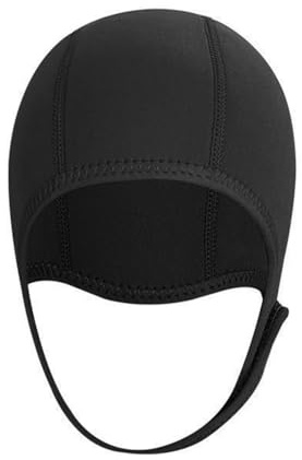 DONGKER Capucha de neopreno para traje de neopreno con correas ajustables para la barbilla para hombres y mujeres, canotaje, kayak, vela, deportes acuáticos