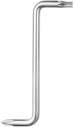 sourcing map Cacciavite offset PH2/T20 Phillips Torx Testa ad angolo retto 90 gradi Cacciavite a doppia estremità Z-Type Strumento manuale per la riparazione di elettrodomestici