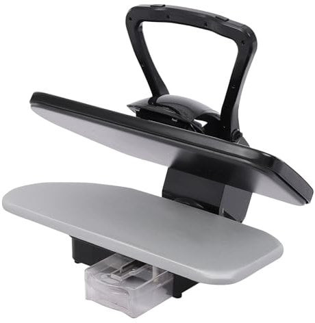 Prensa de vapor digital con pantalla táctil, 2200 W, prensa de planchado para algodón, lana, seda, nailon y lino, depósito de agua de 1 l, calentamiento rápido, 5 modos, para uso doméstico y comercial