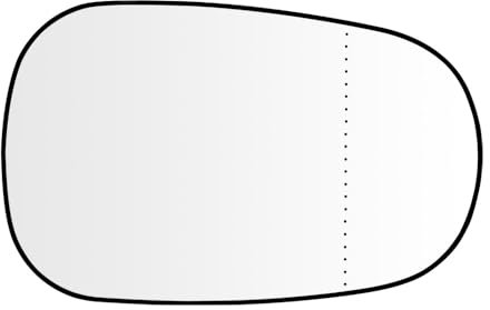 SENZEAL Verre de Rétroviseur Remplacement pour Renault Clio 1994-2005 Megane 1996-2003 Scenic 1996-2003 Chauffant Retroviseur Extérieur (Droit)