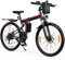 AOIHO E Bike, EBike Herren Damen, E Mountainbike 26 Zoll E-Bike Klapprad mit 48V 374.4 Wh Abnehmbarer Akku, Elektrofahrrad EU-Konformes E Fahrrad 21 Gänge 250W Motor, 5 Fahrmodi, MTB EBike Herren