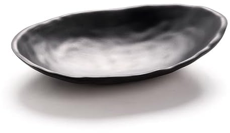 JazRvr Schlüsselschale, Deko Schale Und Schlüsselablage in Matt Schwarz, Stilvolles Design Für Zuhause, Praktische Aufbewahrung