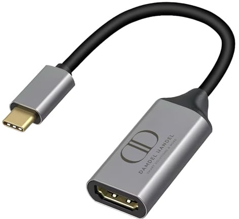 Damdel USB TYP C zu HDMI Adapter UHD 4K / 60Hz USB C auf HDMI Kabel kompatibel zu MacBook iPhone 14/15/16/17 Samsung Galaxy S Serie Xiaomi UVM.